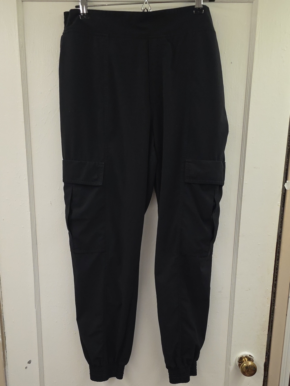 Athleta Chelsea Utility Cargo Jogger Pants Black Size 14
